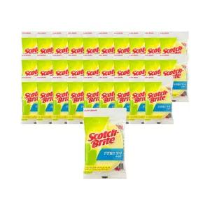 3M 스카치브라이트 천연펄프 망사 수세미 x 30개