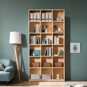 네시스 수 삼나무 원목 책장 6단 1200 GM288C (착불)