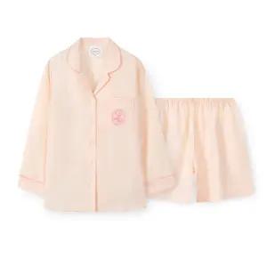 [롯데백화점]오르시떼 여성 F065 멜로우피치 긴소매+3부팬츠 set OR25SFGHF065