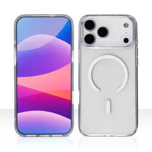 다이아큐브 아이폰17 네오디뮴 N52 강한 자력 맥세이프 PC-TPU 투명 하드 케이스