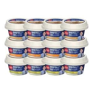 [CJ제일제당]햇반 라이스플랜 죽 3종(귀리소고기4/파로녹두닭4/파로통곡물4) x12개