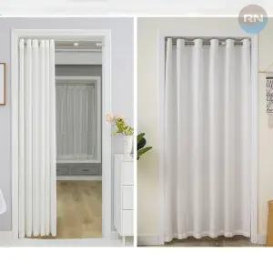 현관 중문 커튼 방한 암막 거실용 큰창문용 가리개커튼