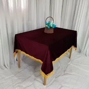 6인용 벨벳테이블보 벨벳식탁보 식탁보 행사테이블보 졸업식 185cmx155cm