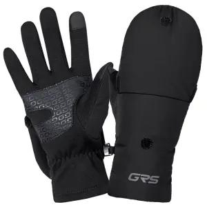 GRS 핑거쉴드 2in1 방한 장갑 벙어리 손가락 이중 보온 기능성 겨울 러닝 축구 등산 스마트 터치 장갑