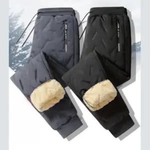 남성 패딩바지 울트라 융 기모바지 겨울바지 방한 보온 고무줄바지