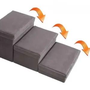 포르르 3단수납장 정리함 북유럽 3단 고양이 강아지 계단