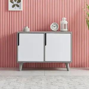 오채 낮은 도어 수납장