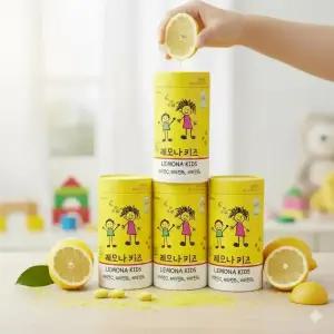 경남제약 레모나키즈 츄어블100정 4개