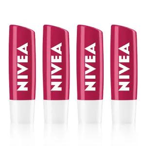 니베아 립케어 체리 샤인 4.8g x 4개