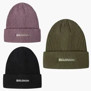 살로몬 COMFY 로고 방한 비니 모자 S244006SHNO1