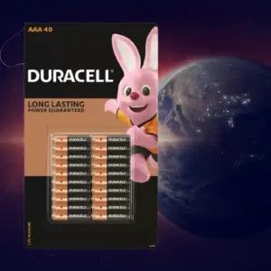 듀라셀 AAA 건전지 40개 알카라인 도어락 15V 장난감 가스레인지 오래가는 건전지