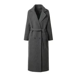 [미니멈 에브리데이]더블 카라 벨티드 누빔 롱 코트 EB3JH001D _P404284895