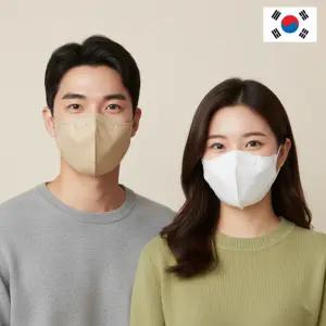 국산 KF94 마스크 100매 안전한 숨쉬기 쉬운 귀 편한 새부리형 겨울 대형 비말 대량구매