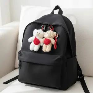 끄레앙 폭신폭신 봉재인형 가방멘곰돌이 키링 가방꾸미기 곰인형 액세서리 AB313