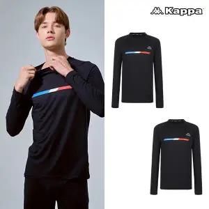 [카파] 남성 기능성 경량 기모 웜웨어 상의 2종 세트