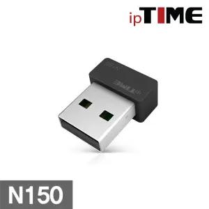 ipTIME N150 초소형 USB 무선 랜카드 150Mbps/와이파이/동글/데스크탑/노트북/인터넷/장비/WIFI/수신기/LAN