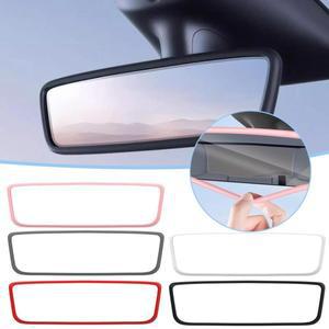 테슬라 호환 모델 Y 후방 거울 보호 프레임 실리콘 커버 슬리브 YS 장식 액세서리 X2F8
