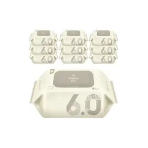 베베앙 K 6.0 저자극 아기물티슈 캡형 80매 10팩 434478