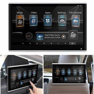 11.6인치 안드로이드 11인치 뒷좌석용 터치스크린 자동차 TV 헤드레스트 모니터 앰비언트 라이트 포함 4K 비디오/WiFi/블루투스/에어플레이/HDMI 입력/USB/SD 카드/미러 링크 4 64G 지원