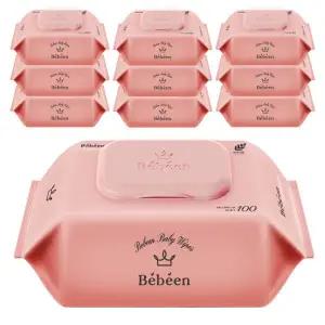 베베앙 시그니처 물티슈 100매 10팩 대용량 캡형 434520