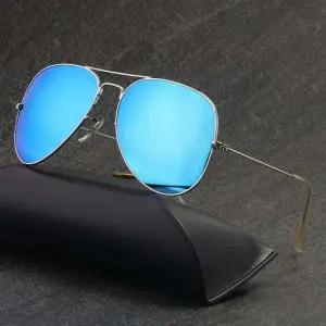 고품질 남성 강화유리렌즈 보잉 선글라스 아이스블루