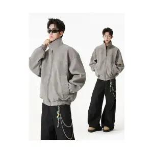 남성 데일리 점퍼 블루종항공 차이나 가죽 재킷 가을 겨울 트렌드 코트 커플 다올4