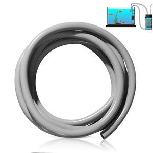 Nuanchu 16/21mm 5/8인치 ID 수족관 튜브 3미터/10피트 유연한 PVC 회색 플라스틱 호스 수조 공기 수중 캐니스터 필터 시스템 정원 연못 테라리움 수냉식