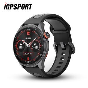 IGPSPORT LW10 사이클링 러닝 시계 스포츠 GPS 위치 경로 탐색 통화 심박수 모니터 AMOLED 화면 피트니스