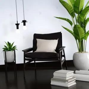 양로원합지벽지 포인트 디자인 심플 은박 플라워벽지 (WFJ5NJP)