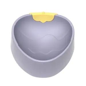 강아지 식기 차콜 색상 딸기 디자인 웰빙 펫사료 그릇 편리한 양념 (WFJ4QEM)