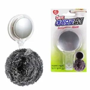 싱크대 고정 후크 흡착 도어 훅 걸이 수납행거 주방 정리용품 (WFJ5B9I)