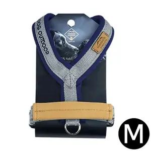 강아지 M 액티비티 네이비 하네스 개줄 (WFJ5PT2)