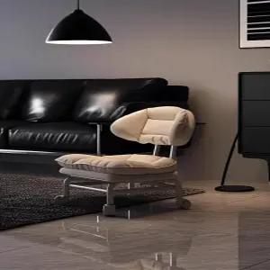 등받이 낮은의자 가죽 작은 바퀴달린 쿠션 보조의자 촬영 원목 전시 높은스툴 철제