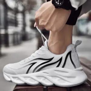 남성 캐주얼 운동화 런닝화 두 가지 색상 단화 편안한 운동 신발 (WFJ5028)