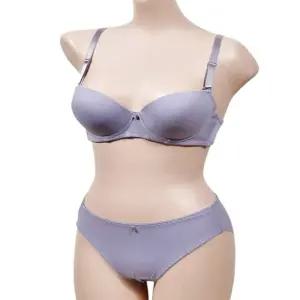 디자인 데일리 에어타공 와이어 브라B컵 팬티세트 (WFJ6AUS)