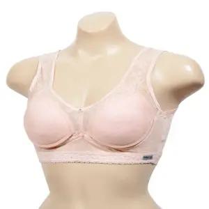 패턴 플라워 쿨 인견원단 풀컵 노와이어 B컵브라 (WFJ6AX0)