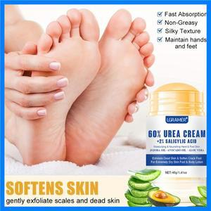 LGRAMER 요소 풋 크림 건조한 피부 회복 깊은 보습 및 영양 공급 피부 강화 피부 인성 향상