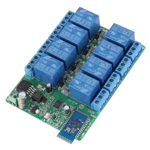 안드로이드 스마트 홈 DC 12V용 8채널 블루투스 4.0 릴레이 모듈 보드 휴대폰 앱 무선 리모컨 스위치