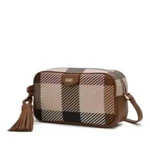 닥스 ACC 쇼핑백동봉 브라운 그레이트 하우스체크 크로스백 DCBA5F681W2