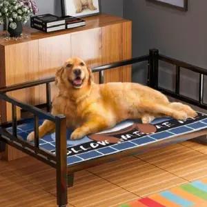 애견 철제프레임 실내 블랙 원룸 평상