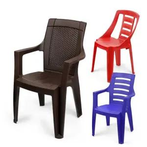 행사용 편의점 플라스틱 포장마차 세미나 등받이 의자 4개