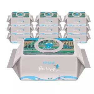 아기물티슈 본보야지 루브르 70평량 캡형 70매 10팩 436110