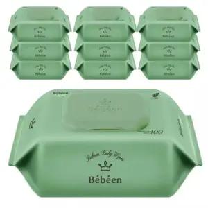 베베앙 라이트 아기물티슈 캡형 100매 10팩 436141