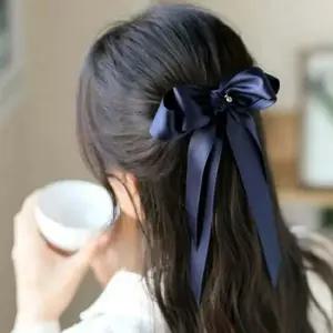 리본집게핀 헤어자동핀 머리핀 여자 삔 앤뷰티 올림