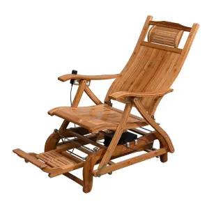 원목 전동 흔들 안락 의자 리클라이너 엔틱 체어 테라스 발코니