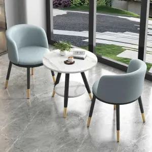 2인 티 테이블 인티테이블세트 안락의자 원탁 식탁의트