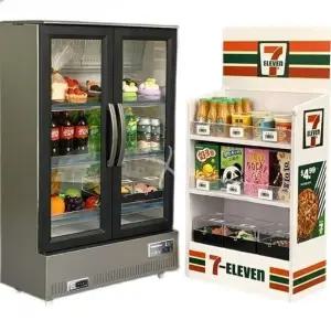 편의점 미니어쳐 냉동고 매점 초음파 휘핑기 블라인드