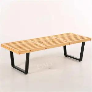 야외벤치 의자 현관 공원 대기 벤치 수영장 야외 사우나 웨이팅 방수 원목 탈의실