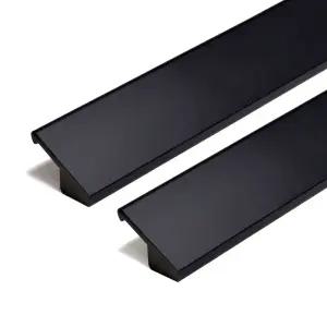 인테리어 세상 테라칸 2구 가구손잡이 블랙 P1000 2개