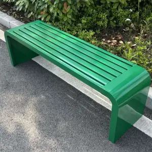 버스정류장 평벤치 철제 긴의자 철제벤치 벤치 공원